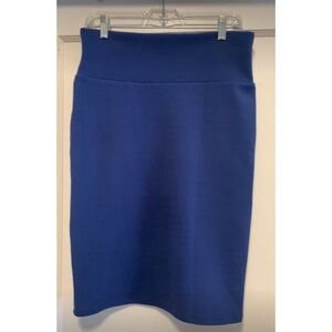 LuLaRoe Blue Pencil Skirt